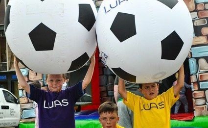 Children at Transdev LUAS community event