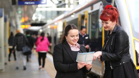 Auckland rail customer