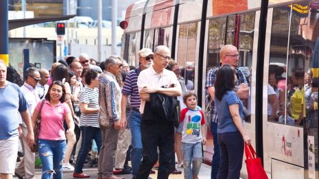 Transdev Australasia Sydney Light rail passangers