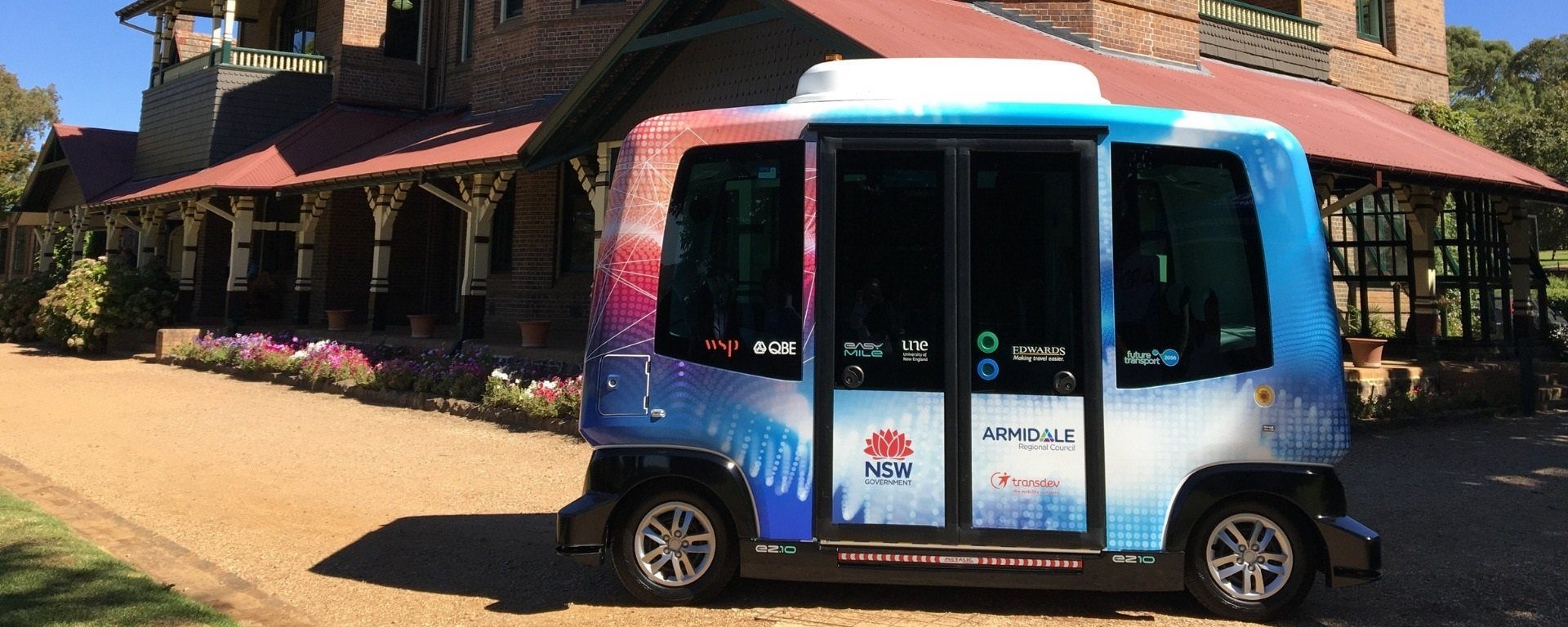 Armidale Regional Driverless Initiative fully autonomous shuttle