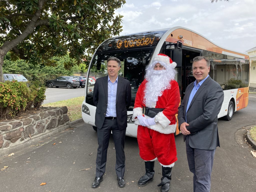 Transdev Melbourne Santa bus