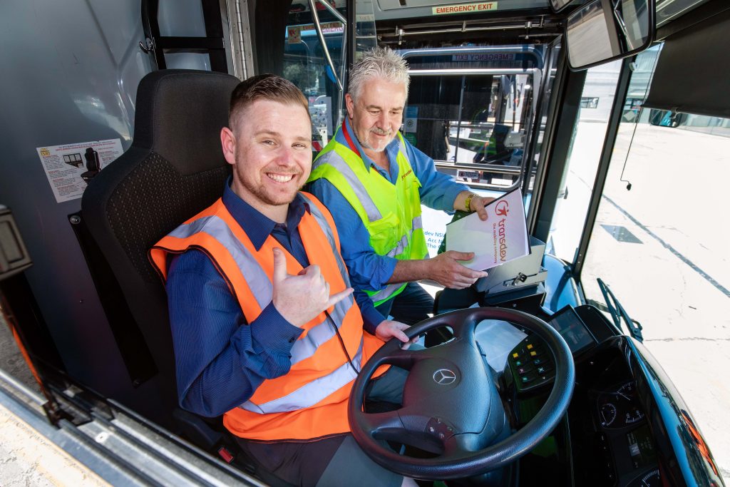 Transdev Sydney trainee bus driver