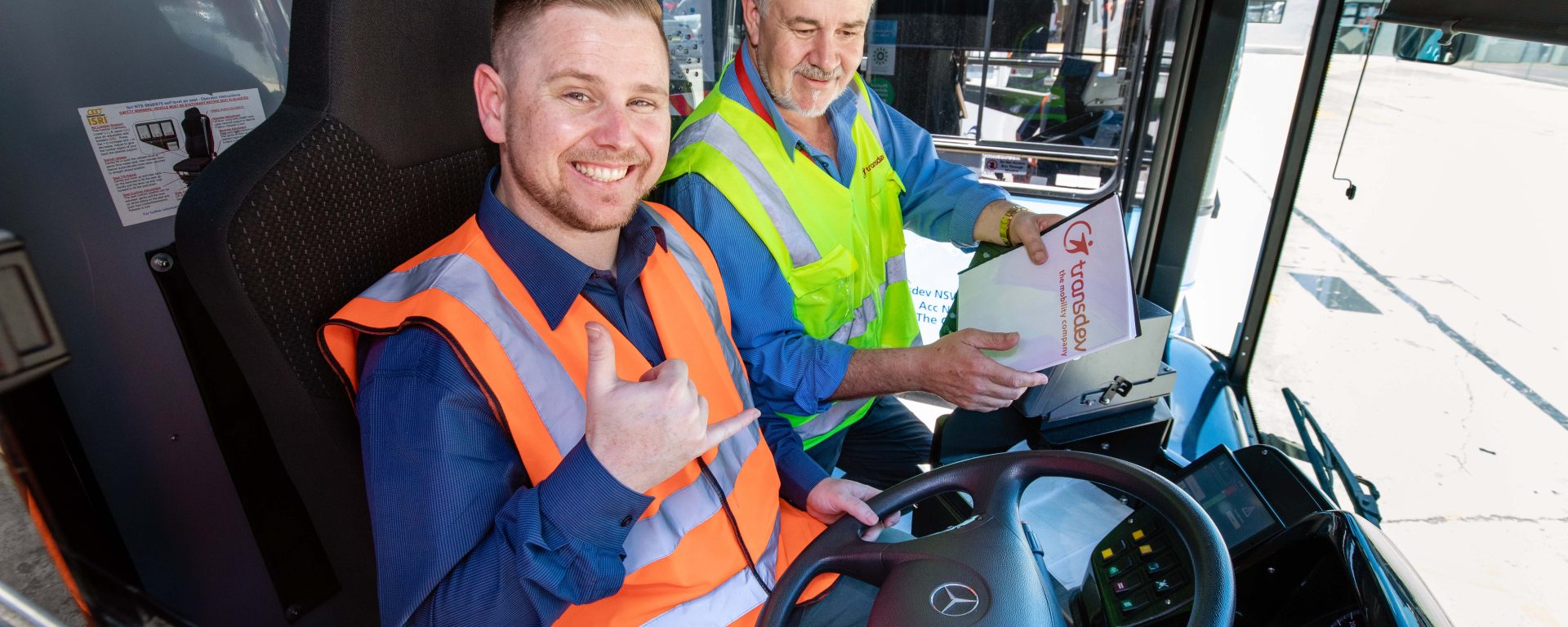 Transdev Sydney trainee bus driver