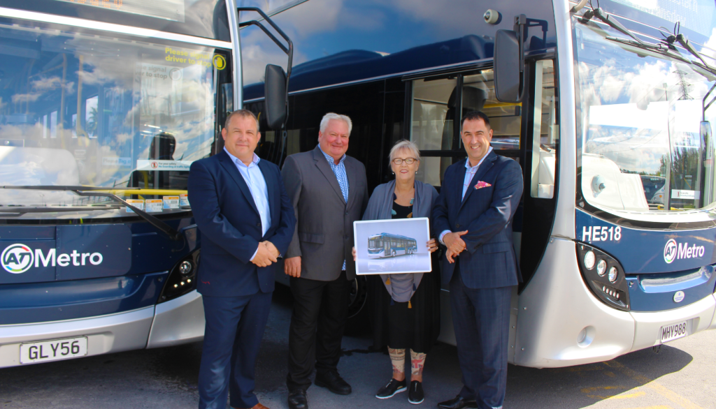 New electric buses for Auckland