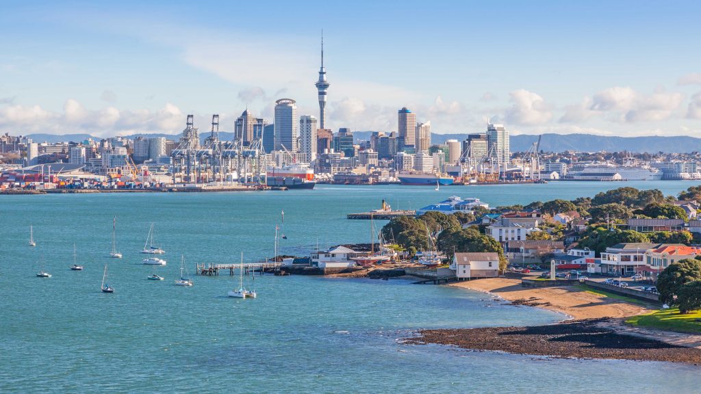 Auckland city skyline