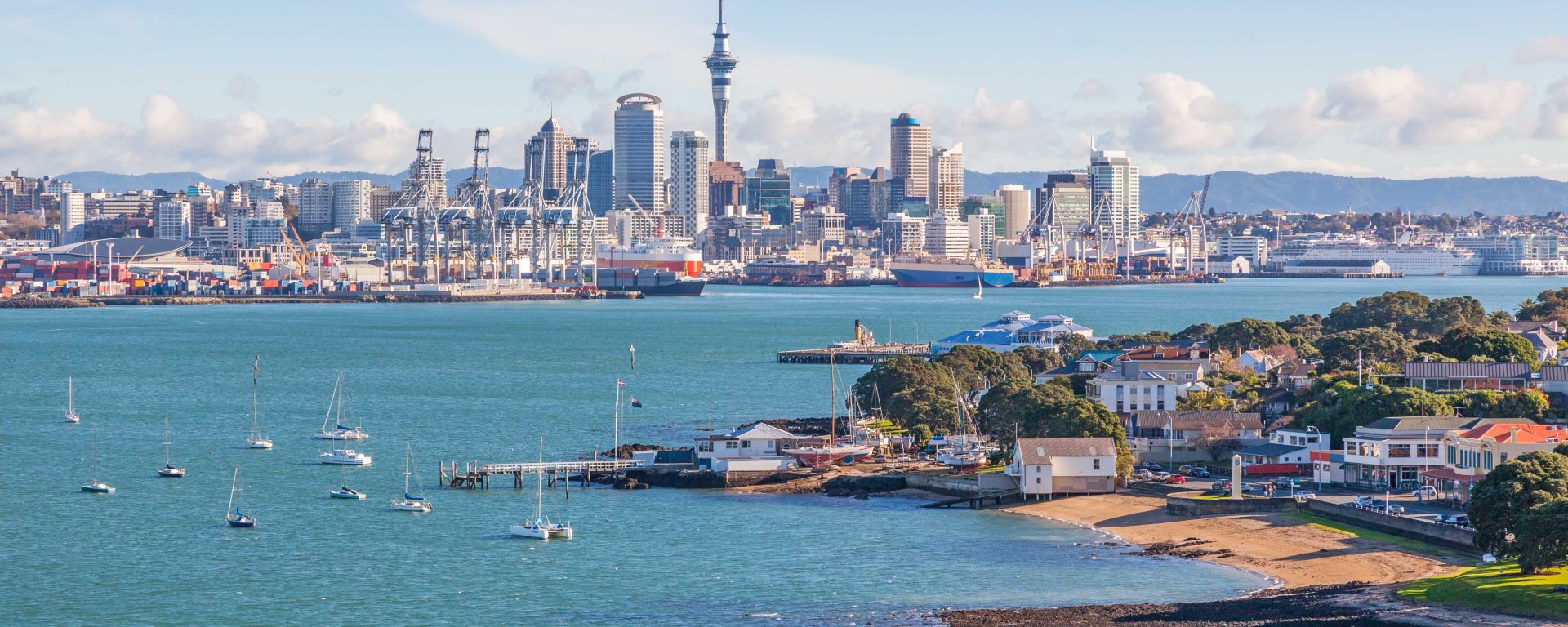 Auckland city skyline