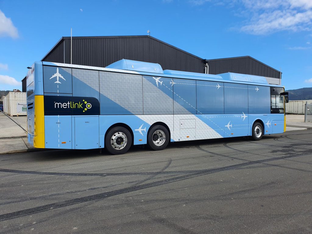 Image of Wellington Airport Express bus