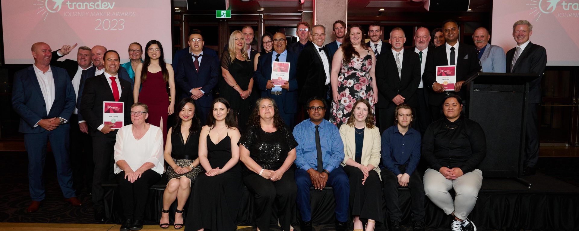 Employees of Transdev Australia and New Zealand who were finalists or winners in staff recognition awards.